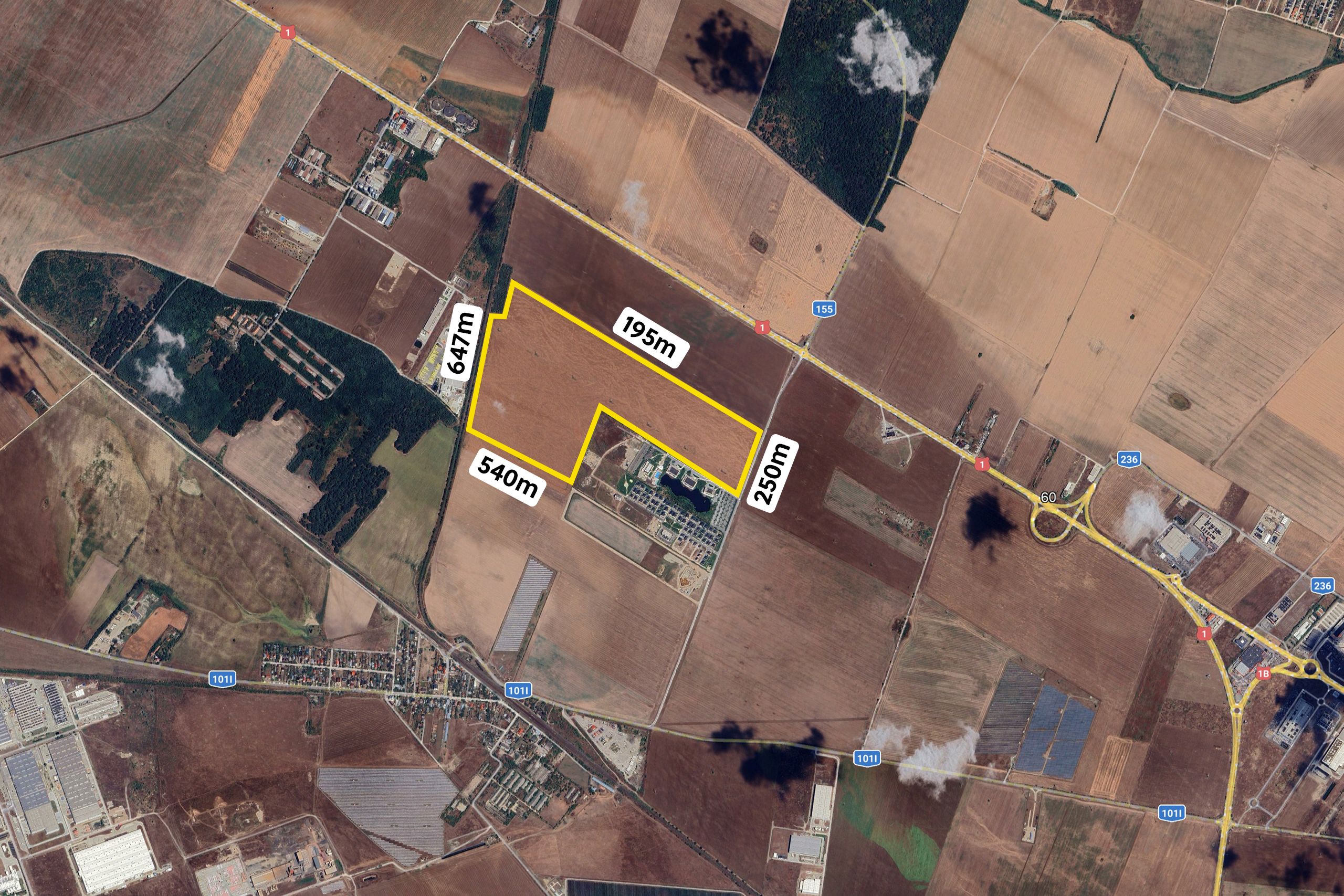 50ha land for sale in Păulești - Ploiești