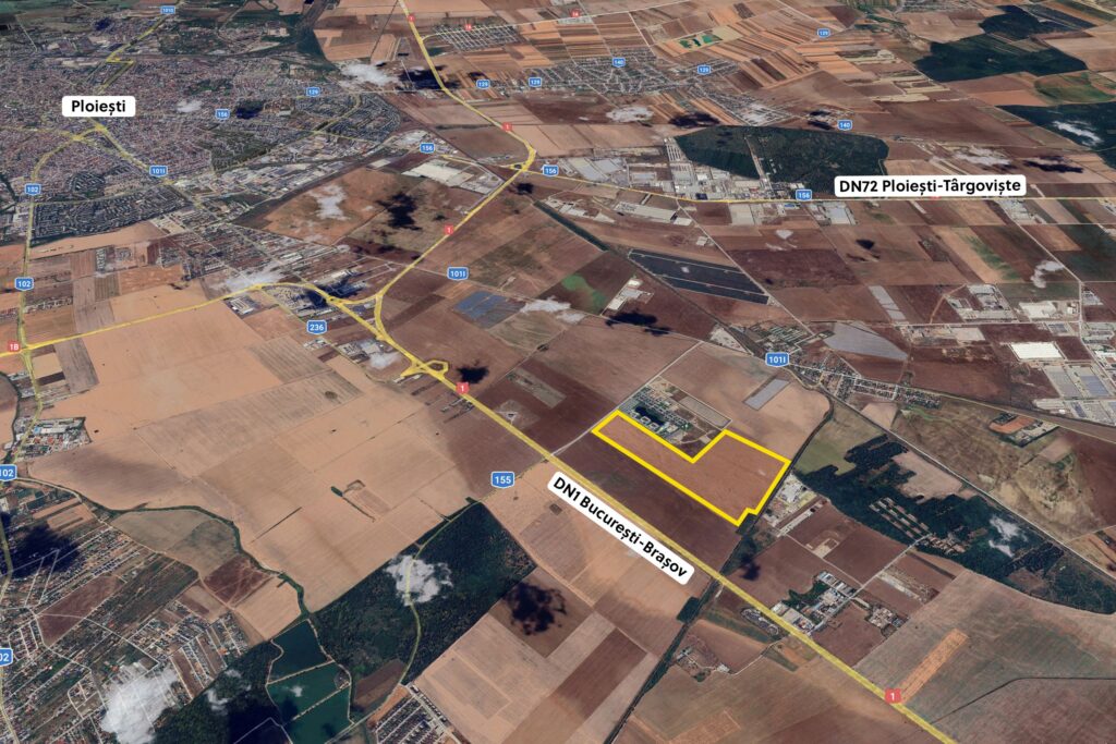 50ha land for sale in Păulești - Ploiești