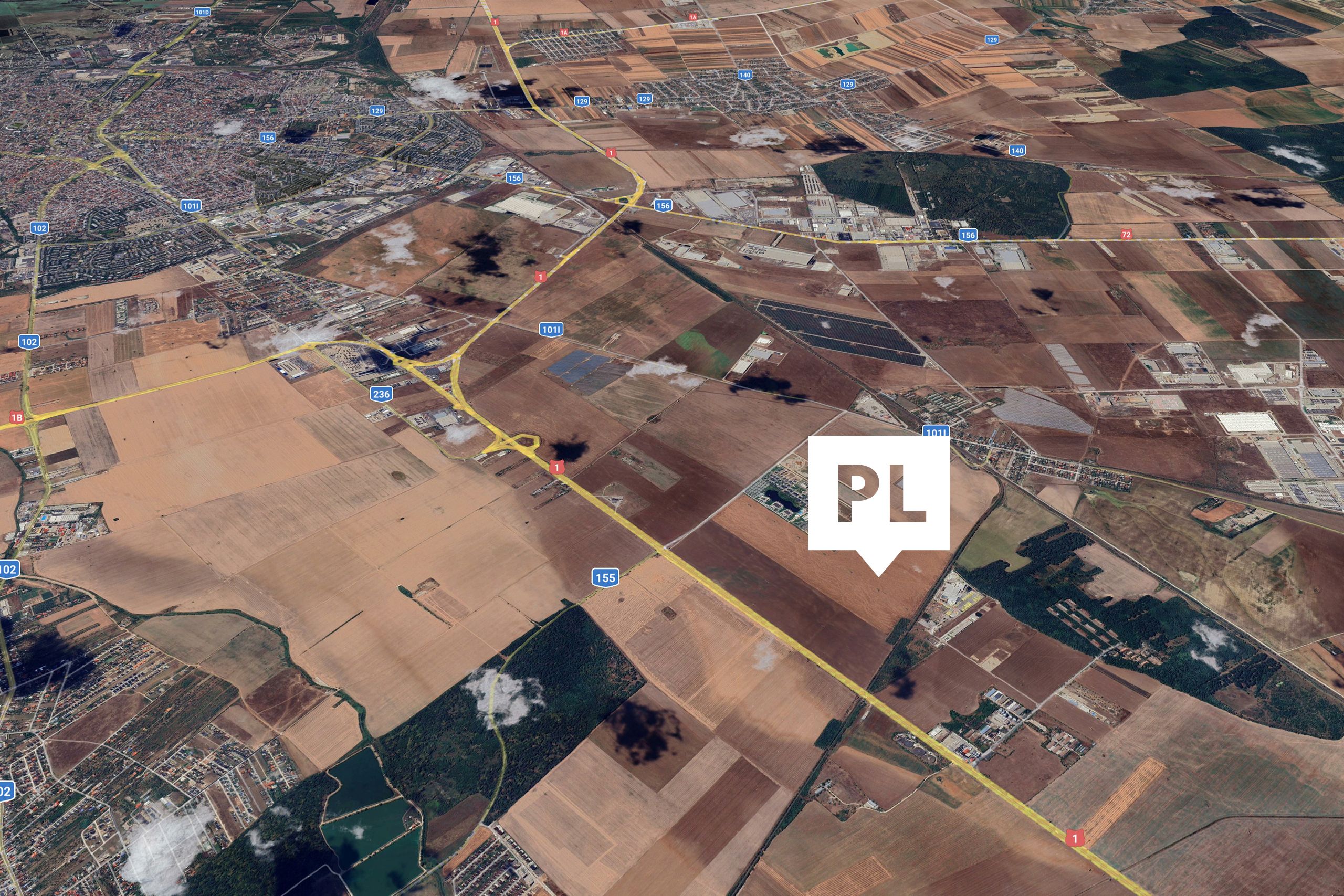 50ha land for sale in Păulești - Ploiești