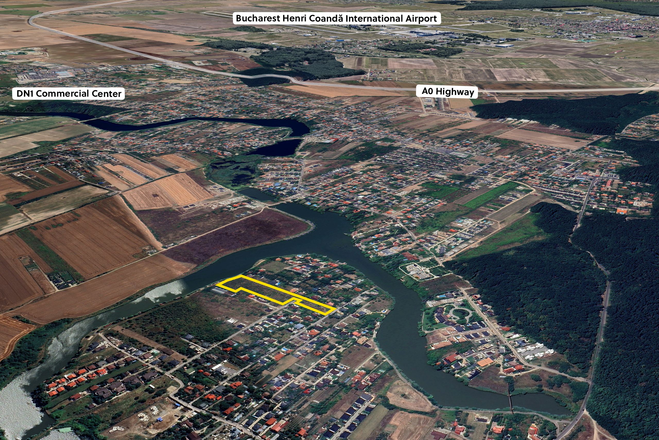 Land with lake view in Corbeanca