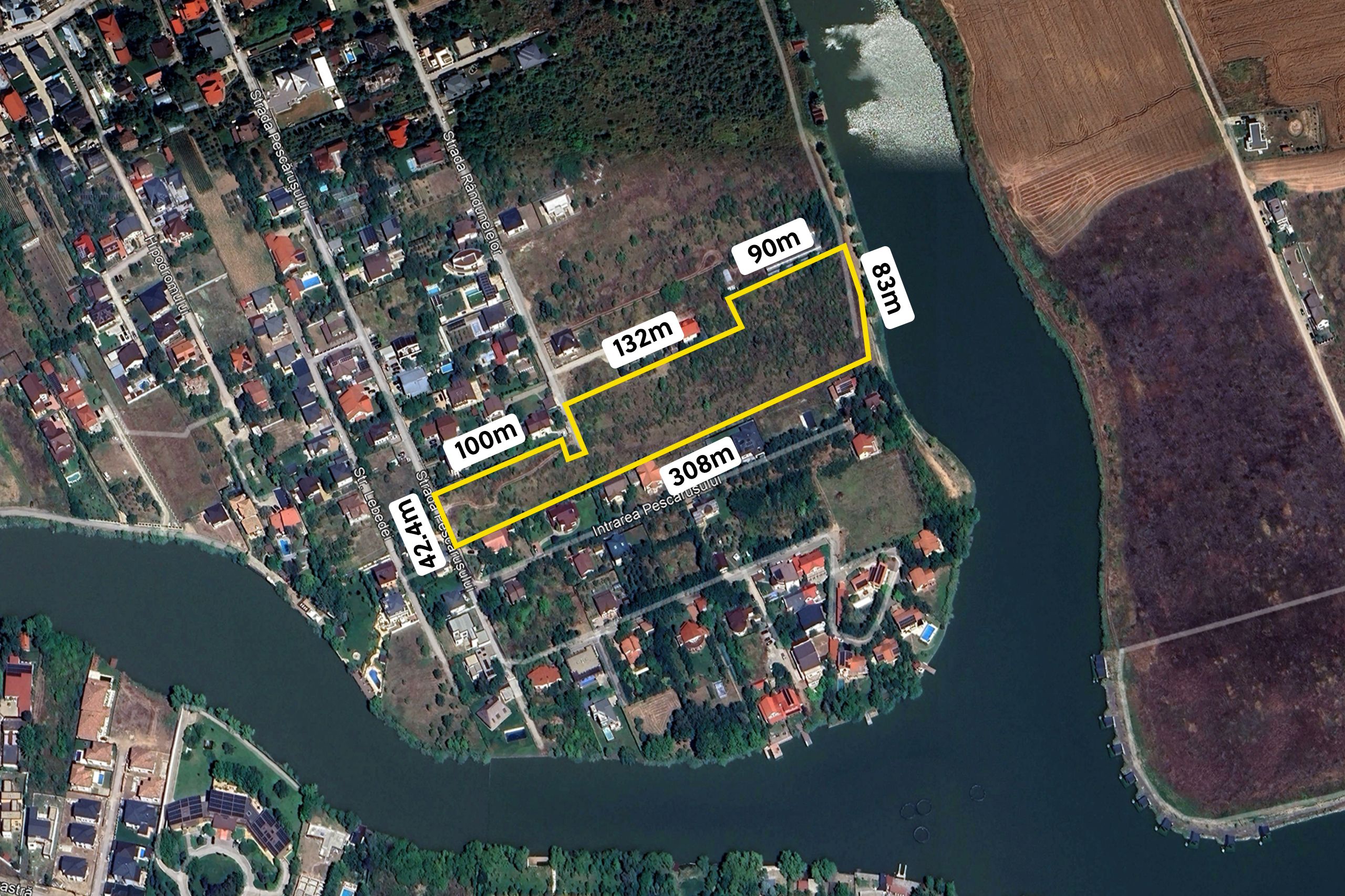 Land with lake view in Corbeanca